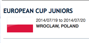 In quattro all’European Cup Juniors Wroclaw 